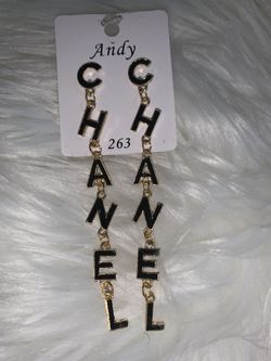 Designer Brand Logo Fashion Earrings 