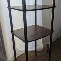 Dark Brown Shelf Unit - If Post Is Up The Item Is Available. 