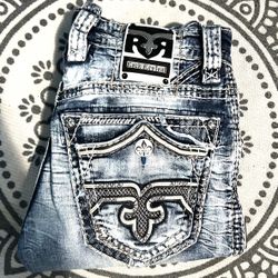 Rock Revival Jean Size 30W X 30L 🕺🏽🔥- Read Description Below ⬇️ 