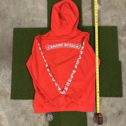 Red Chrome Hearts Hoodie