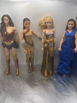 DC Collectible Dolls Lot of 4 – Wonder Woman & Amazon Warrior Dolls