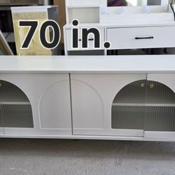 New 63'' Modern Console Table, TV Stand, Accent Table with Drawers