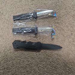 3 Pack of Retractable Toy Knifes