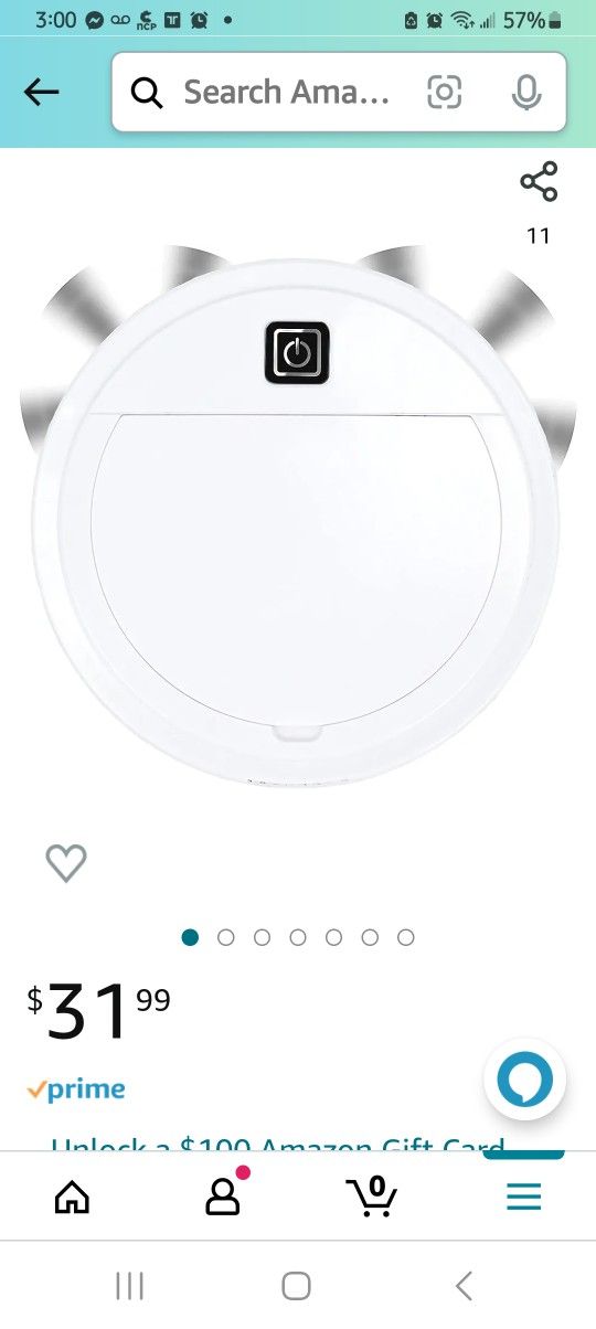 LS01 Robotic Vacuum Cleaner