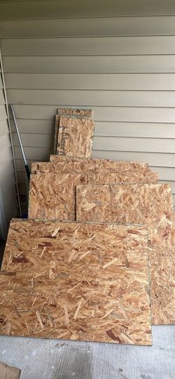 4 Home Depot OSB Boards / Panels (Pre-cut - Fits in SUV!)
