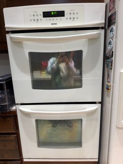 Kenmore Double Wall Oven White