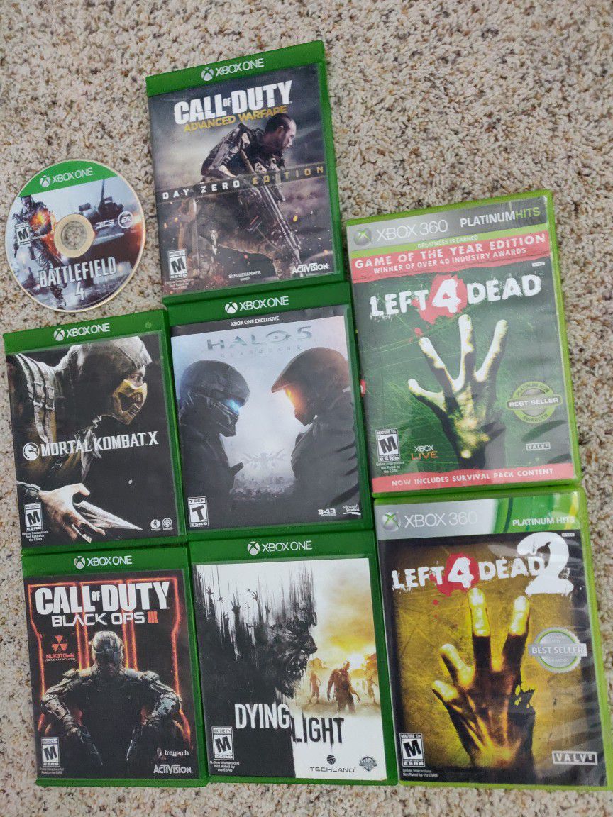 Xbox One And 360 Games - Used