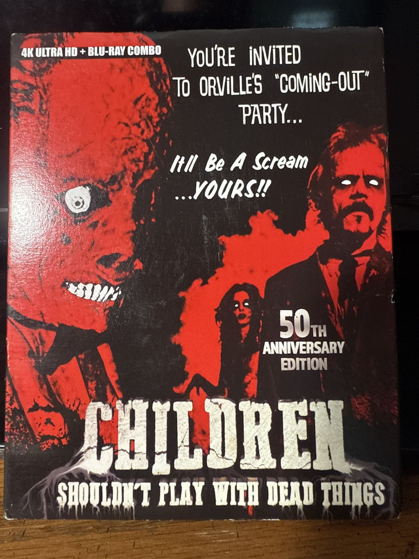 Children shouldn't play with dead people 50s anniversary, special edition three disc set 4K and 8k u