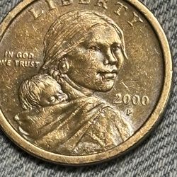 2000 P, Sacagawea, dollar double die,  very hard to find please make decent offer This coin is not sold. This old sign was put on accidentally i it is