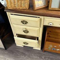 Wooden Make Up Table Vintage