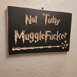 Wooden Sign - Harry Potter 