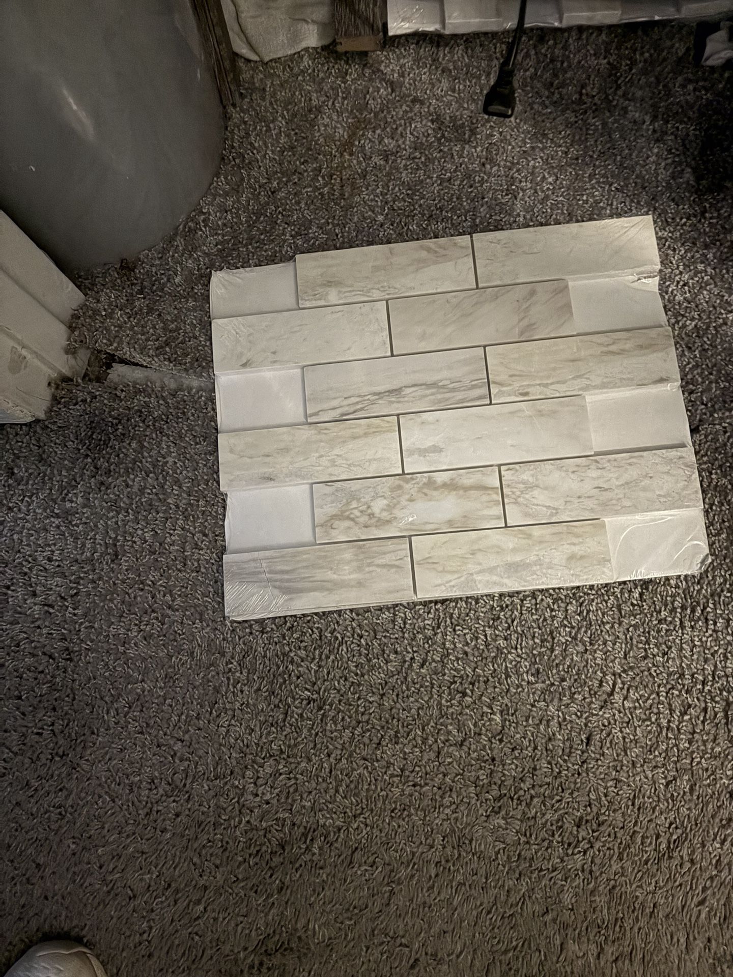 Angora Subway Mosaic 12x12 Tile