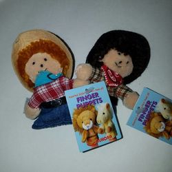 New Cowboy & Cowgirl Finger puppets