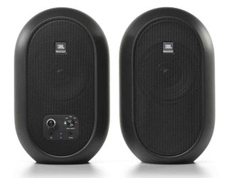 JBL 104-BT Compact Desktop Reference Monitors with Bluetooth - Black Pair