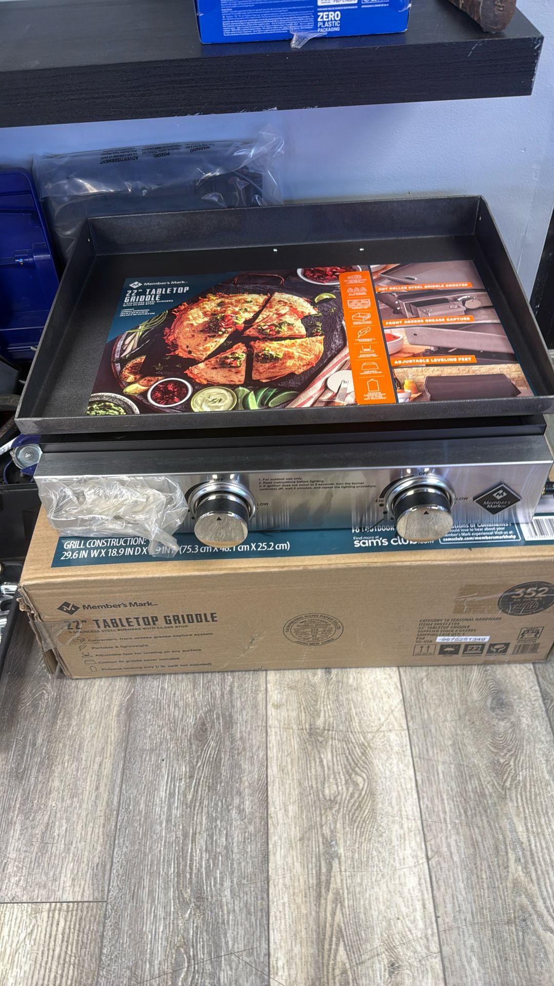 Member Mark 22” Tabletop Griddle