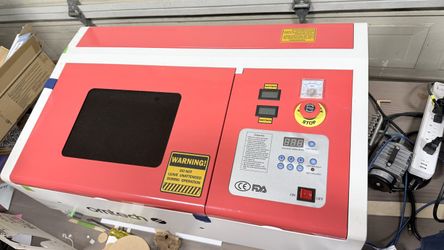 Upgraded OMTech K40 CO2 Laser Engraver - LightBurn Ready!