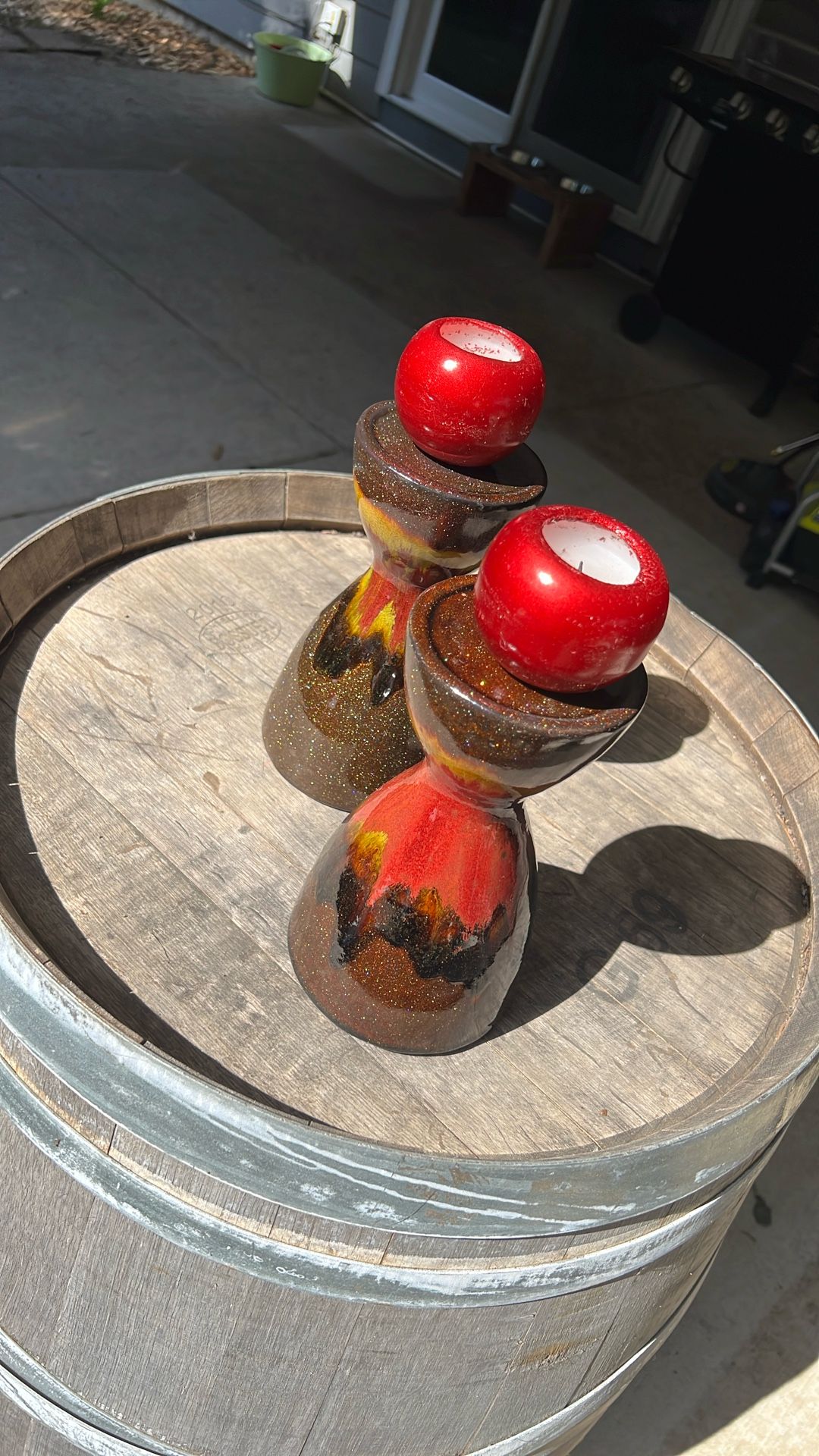Sparkly Candle Holders