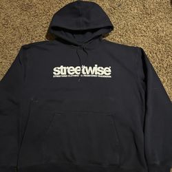Streetwise Navy-Blue Hoodie 