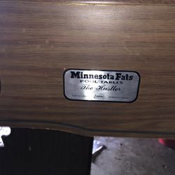 Minnesota Fats Pool Table