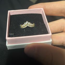 Pandora Timeless Wishbone Tiara Ring