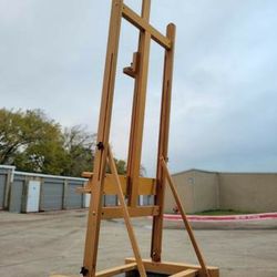 72" H-Frame Home Art Studio HD Wood Workstation Easel Display Craft