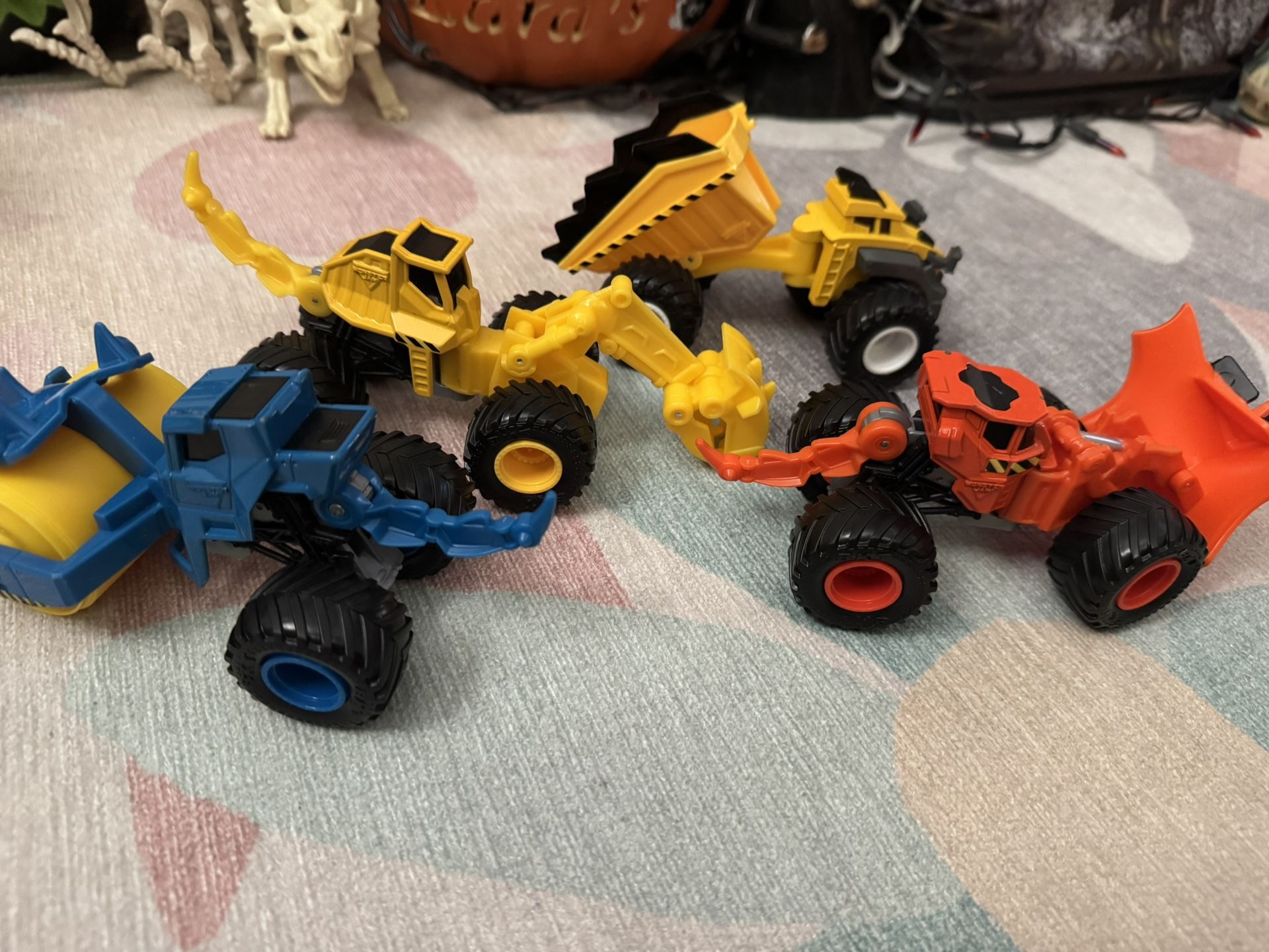 Monster Jam Construciton Trucks  