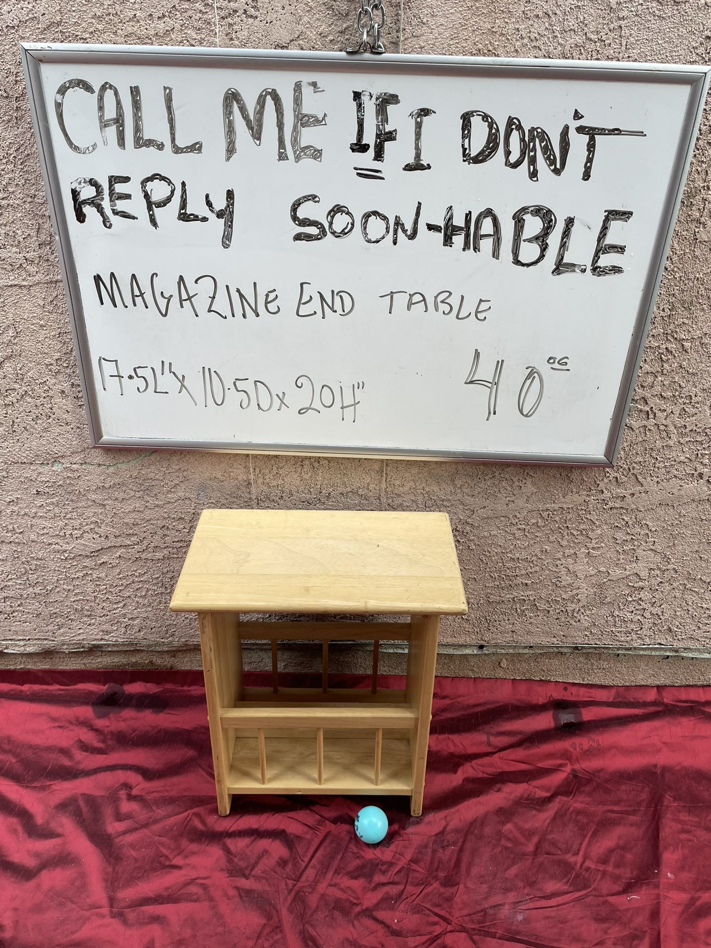 Magazine Maple Organizer