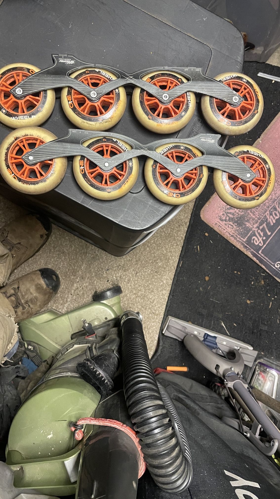 Powerslide Speed Frame,wheels, and Bearings.