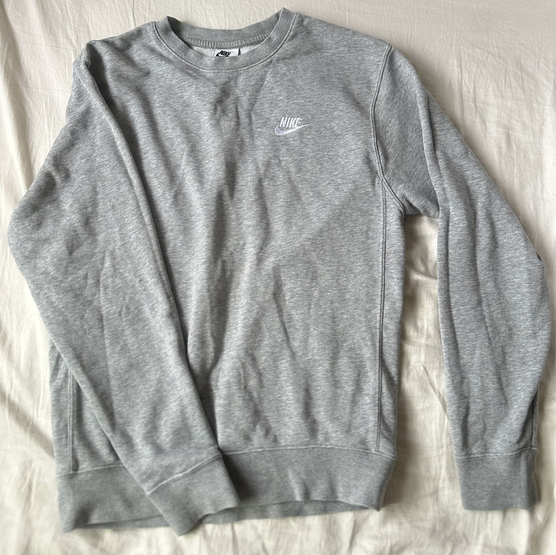 Grey Sweatshirt Nike In Size M