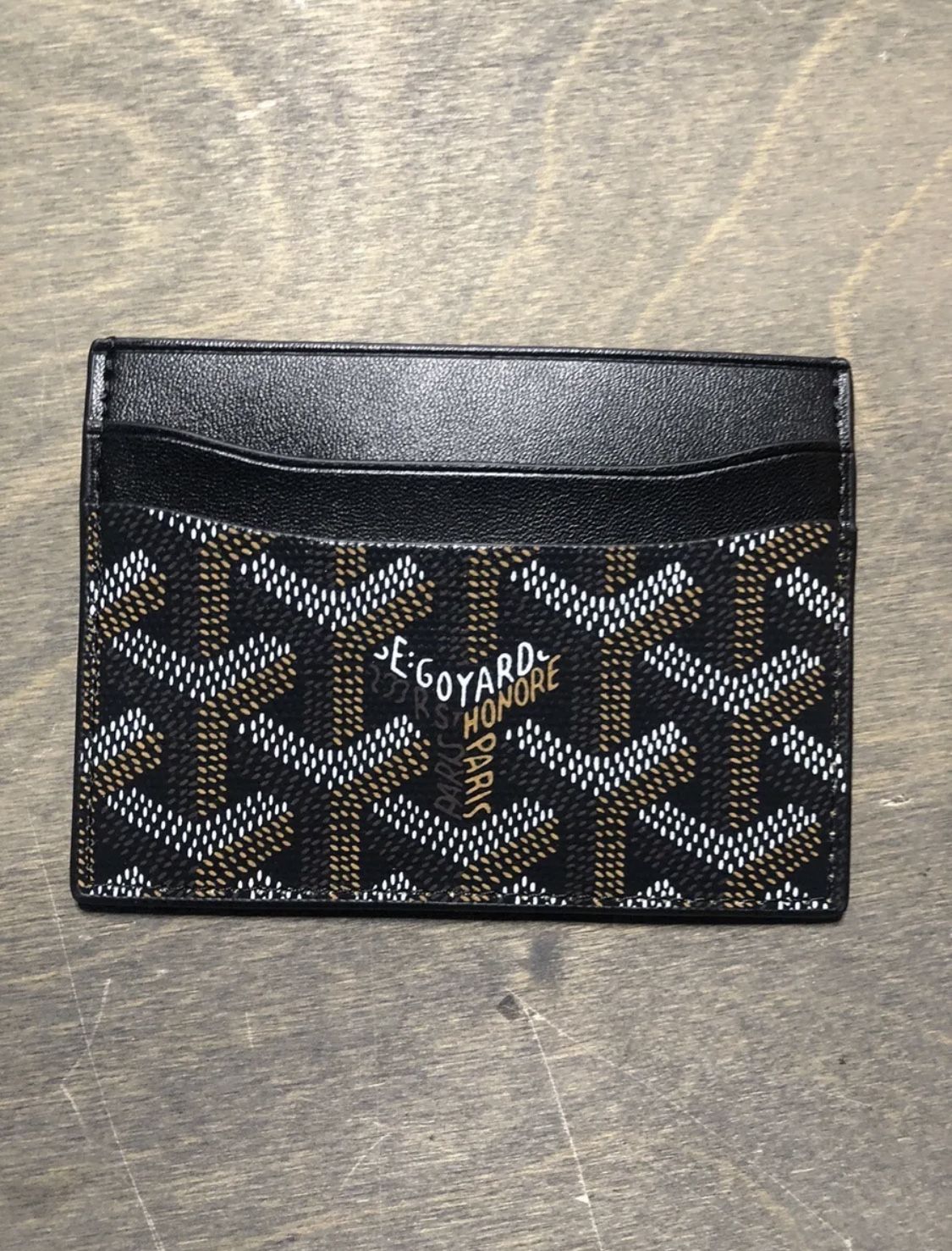 Goyard Saint Sulpis Card Holder-Black