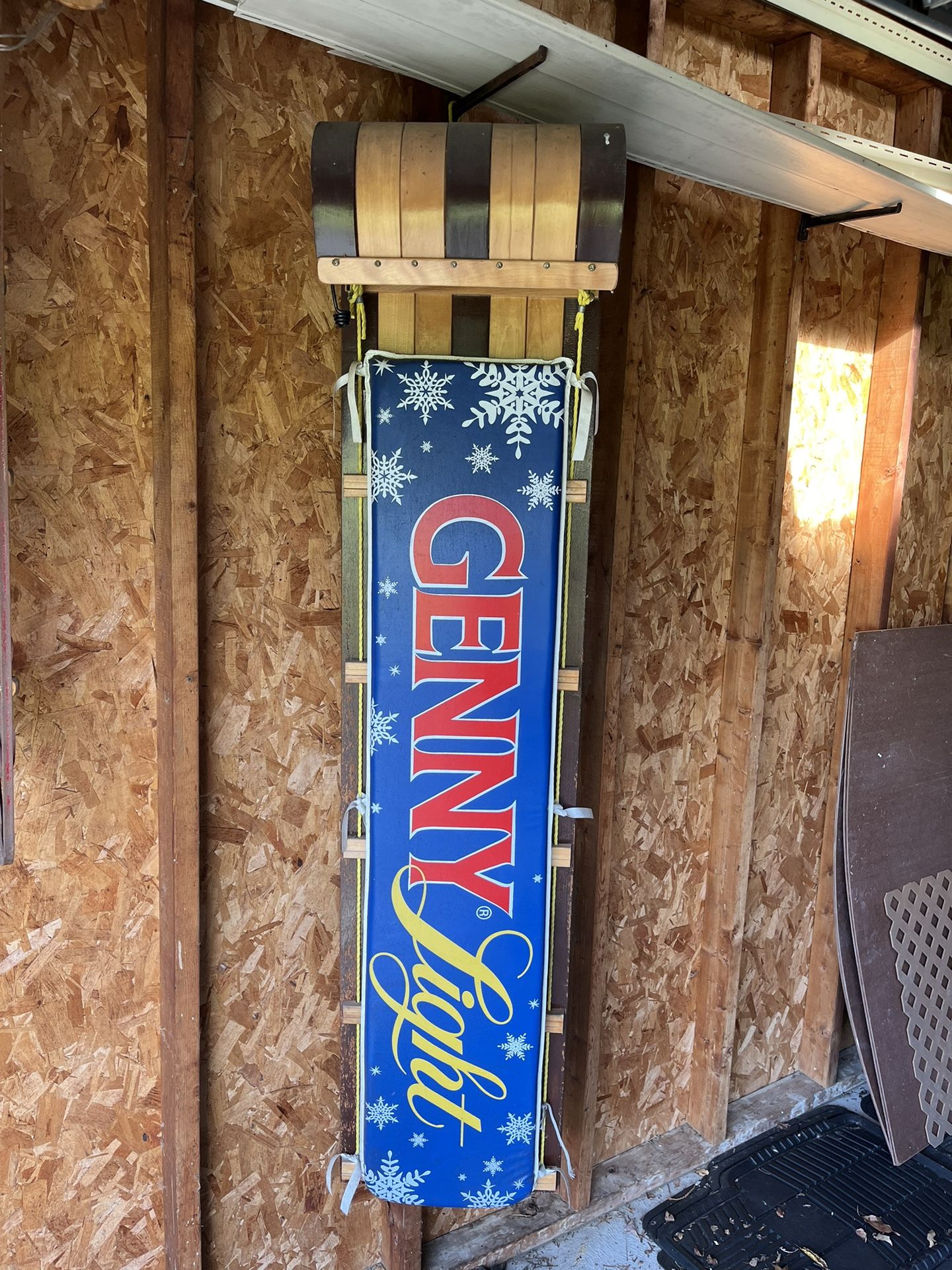 Wooden Toboggan