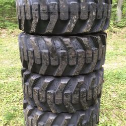 SET of 4 NEW 12x 16.5 skid steer tire 14 ply no lowball