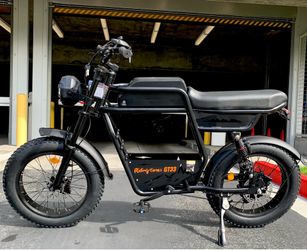 1000/1200W Heavy duty dual person E bike, with center basket extra large battery 27Ah GT33
