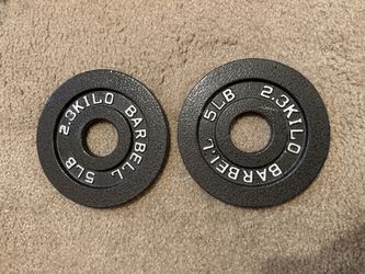 Set of 5lbs Weights