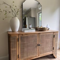 Rattan Sideboard- Mango wood 