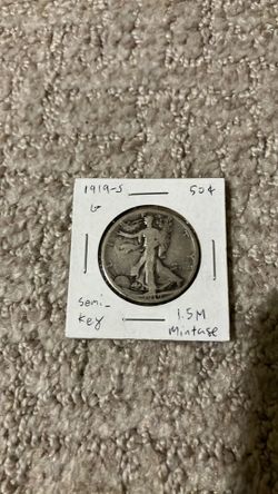 1919-S Walking Liberty Half Dollar - Rare