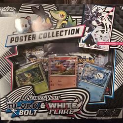 Black bolt and white flare poster collection