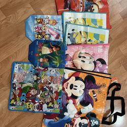 Multiple Reusable Kids Totes