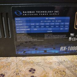 Raidmax PSU 1000w 80+ GOLD