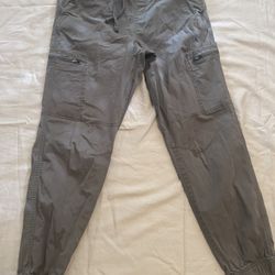 Sonoma Men's Casual Jogger Pants - Gray size M 98% cotton 