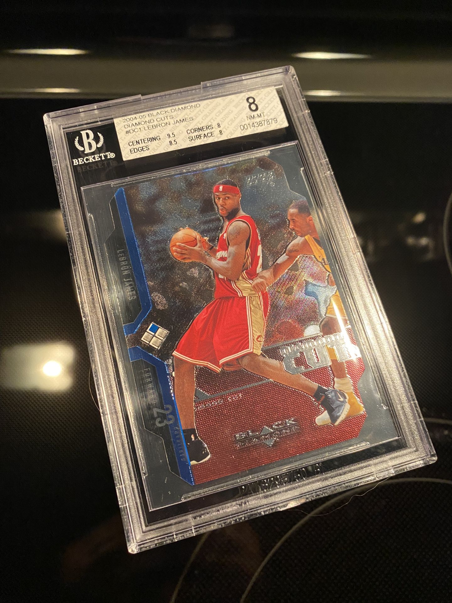 Upper Deck Lebron James & Kobe Bryant Black Diamond Card Diamond Cuts #DC1 RARE Low Pop Beckett BGS Cavs Lakers NBA Collectibles $699 OBO