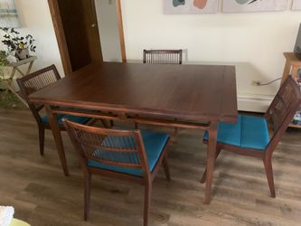 Vintage Walnut Dining Set