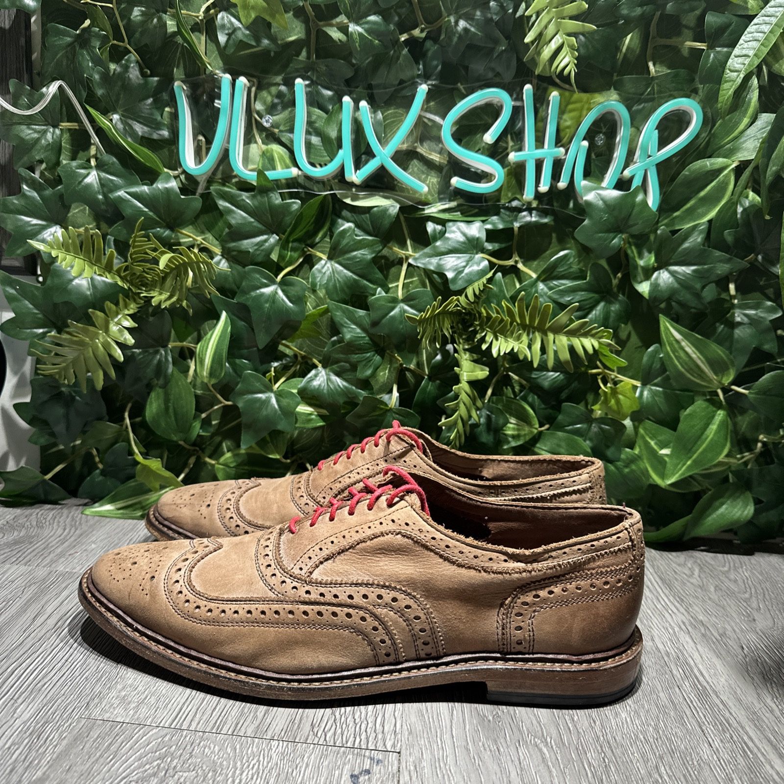 Allen Edmonds Neumok Wingtip Leather Oxford Shoes Mens Size 10.5D Brown Dress Allen Edmonds Men main image 3