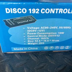 192DMX Light Board Controller