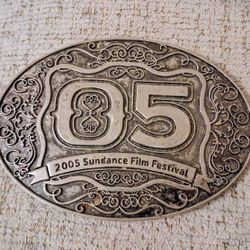 Vintage pewter belt Buckle