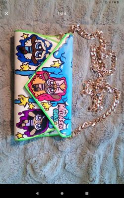 10" Power Puff Girls hand painted purse (North Arlington)(READ BEFORE MESSAGE)