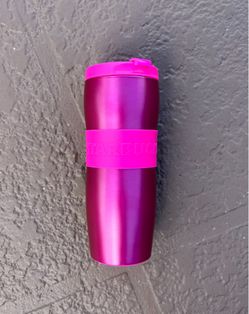 Like new summer 2022 pink Starbucks tumbler to-go mug, 12oz