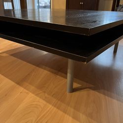 Ikea TOFTERYD Square coffee table dark finish