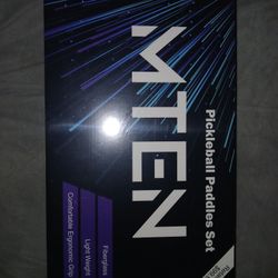 NEW in the box MTEN Pickleball Paddles Set