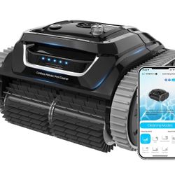 Brand New WYBOT S1SE Cordless Robotic Pool Cleaner, Pool Vacuum with APP Mode, Wall Climbing, Waterline Scrubbing, 7 Cleaning Modes, 150Mins Runtime, 